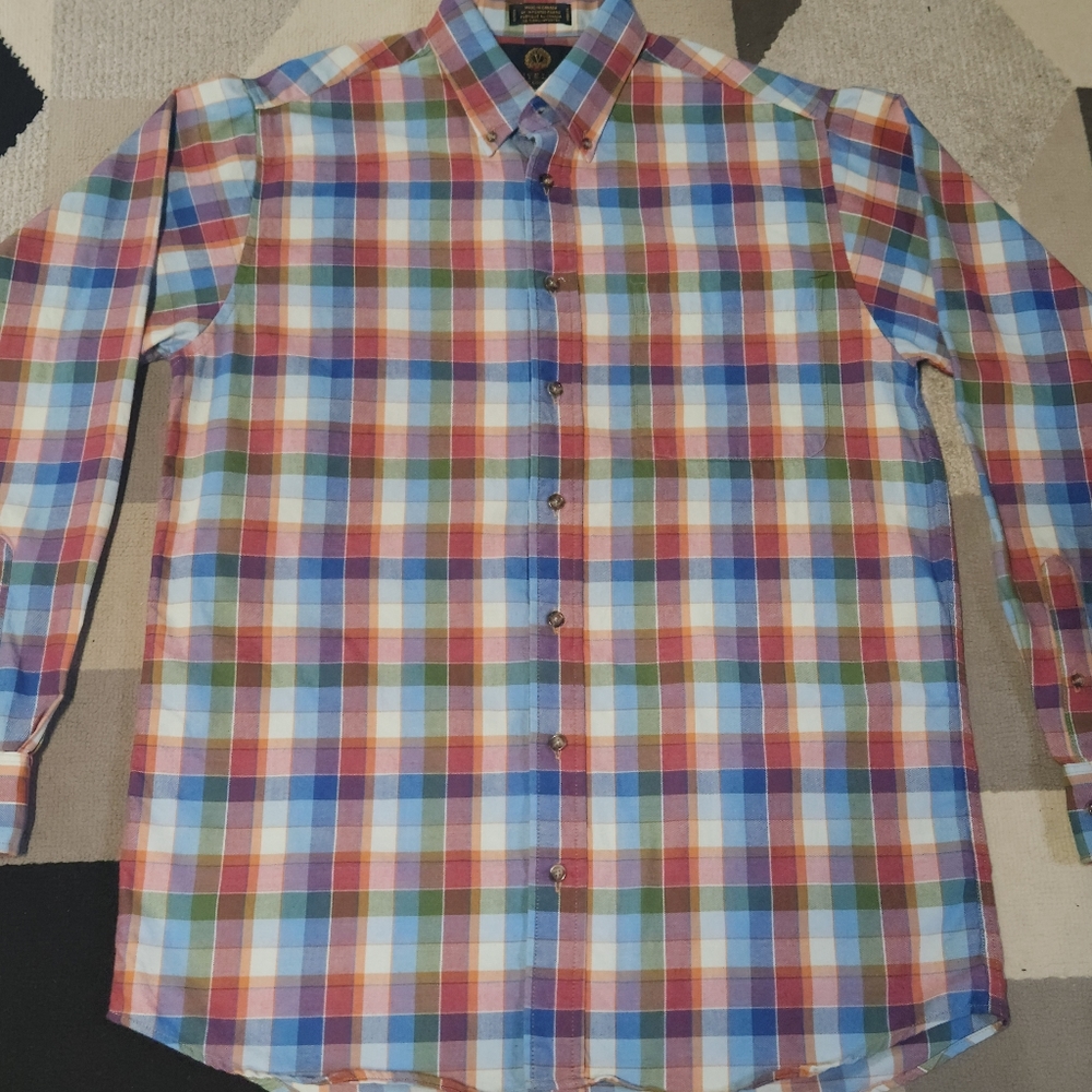 Viyella Vintage Long Sleeve Button Down Shirt.